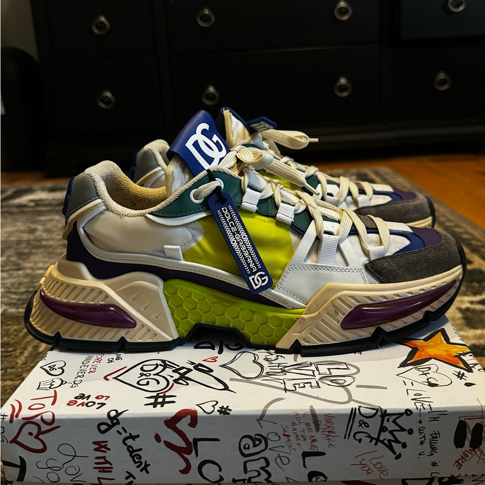 Dolce & Gabbana Mixed-Martial Airmaster Sneakers